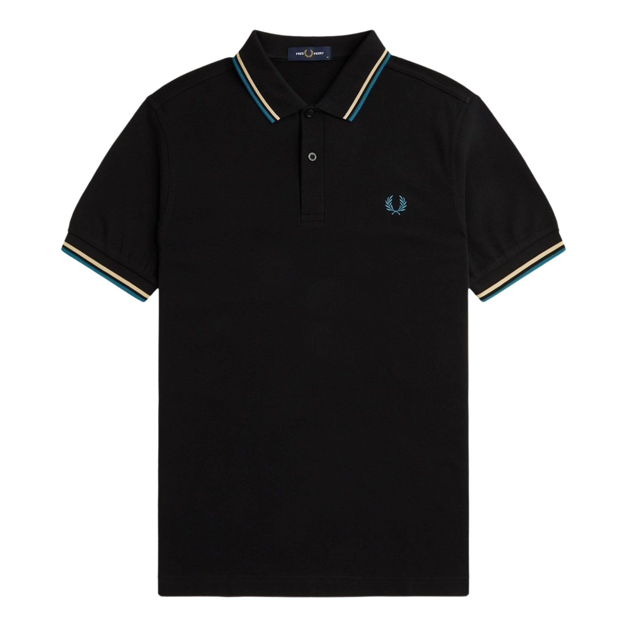 【FRED PERRY】Ls Twin Tipped Polo Shirt Twin Tipped Fred Perry Tennis Shirt - White / Bright Pink / Bright